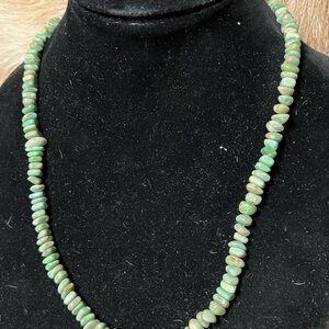 DTR Jay King Turquoise Necklace With Sterling Silver Clasp